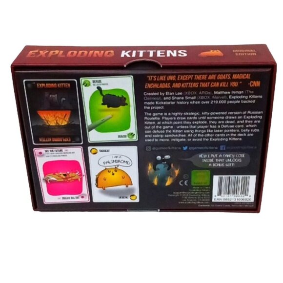 Exploding Kittens - A Russian Roulette Card Game Easy Family-Friendly Party Game - Picture 3 of 6